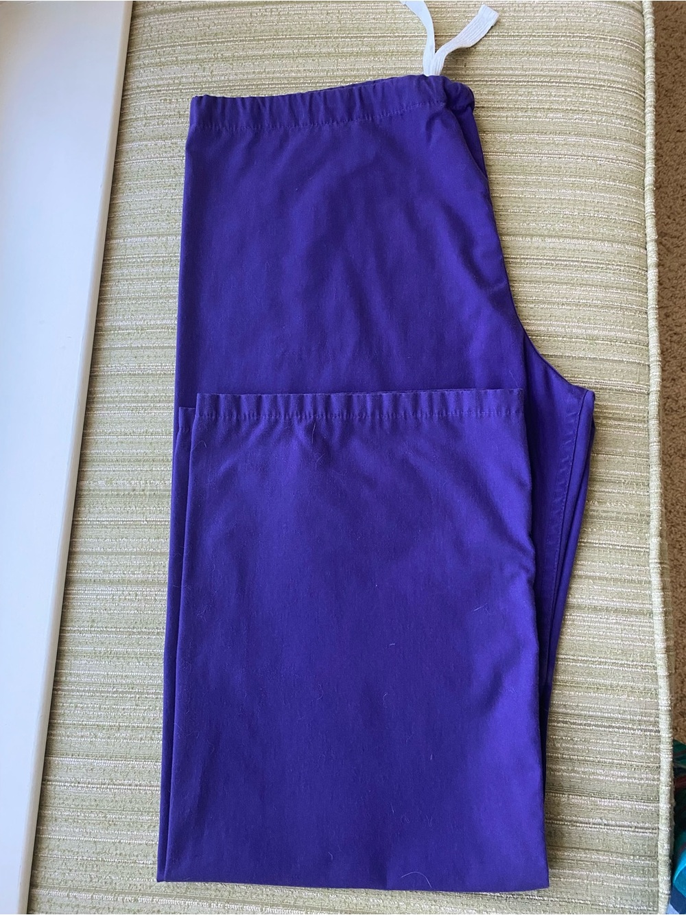 Urbane Vibrant Purple Scrub Pants with Pocket